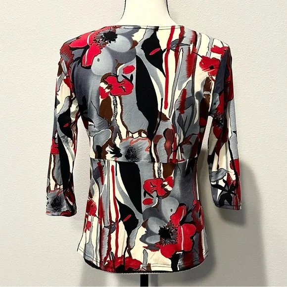 BFA Classics Multicolored Blouse – Size 12P - Picture 2 of 8